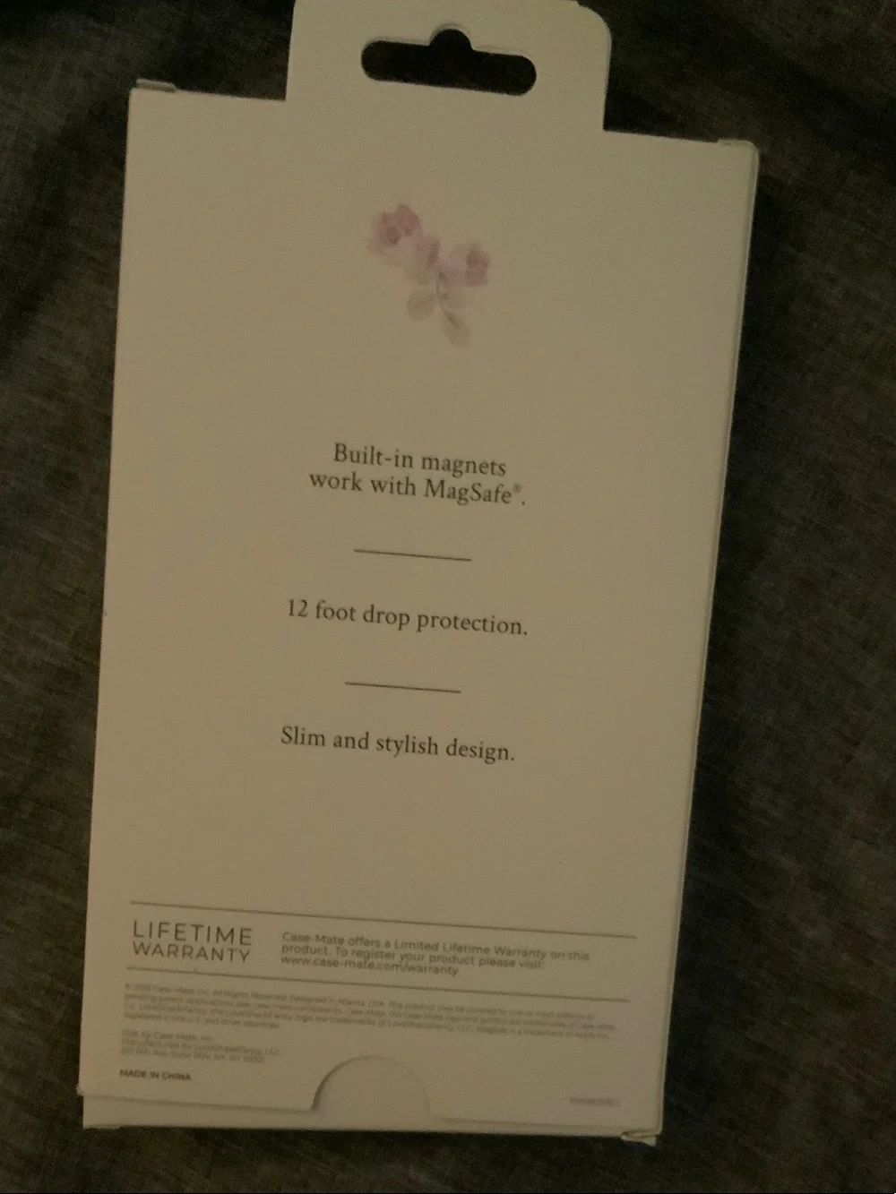 LoveShackFancy x Target-case-mate Ribbon Rosa Flora iPhone 17e/16e/15/14/13 case
